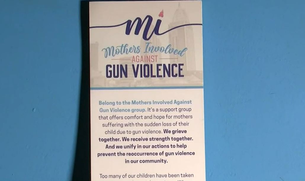 <i></i><br/>A mother who lost her son to gun violence starts 'Mother’s Involved Against Gun Violence' to help other mothers who lost loved ones.