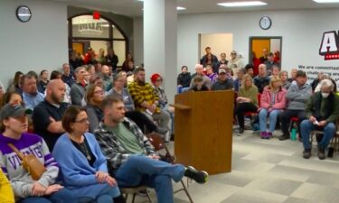 More than 100 people packed the Adel-De Soto-Minburn Community School District school board meeting Monday to call for an end to bullying.