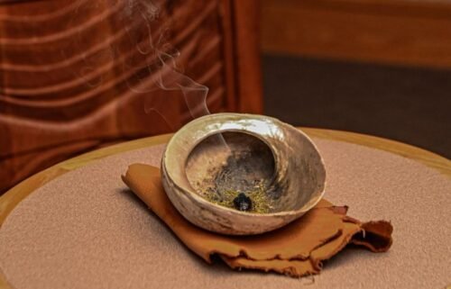 A smudging ceremony is performed in Deaconess Chapel at the downtown Billings Clinic campus recently.