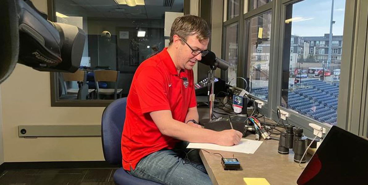 <i>WANF</i><br/>Former Gwinnett Stripers Public Address announcer Kevin Kraus is the new PA Announcer for the Atlanta Braves.