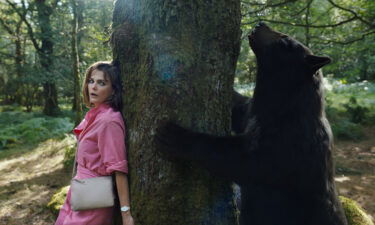 Keri Russell is pictured here in "Cocaine Bear