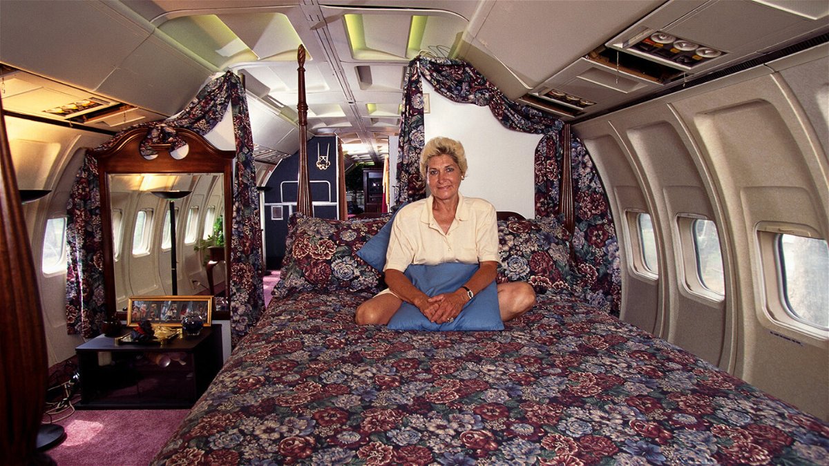 <i>Ralf-Finn Hestoft/Corbis/Getty Images</i><br/>Jo Ann Ussery sits on her bed inside her converted Boeing 727.