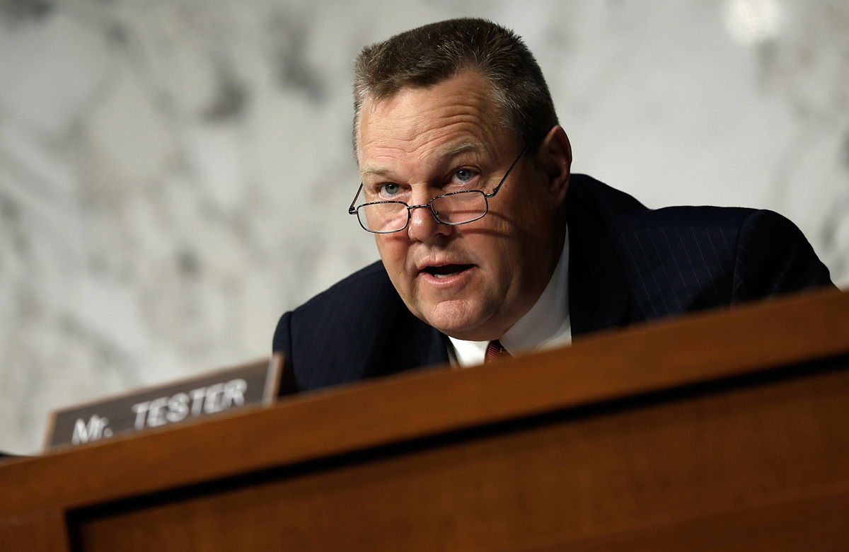 <i>Win McNamee/Getty Images</i><br/>Montana Sen. Jon Tester