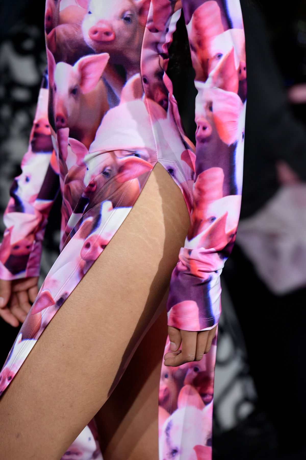 <i>Victor Virgile/Gamma-Rapho/Getty Images</i><br/>Crowd-pleasing animal prints at Christopher Kane.