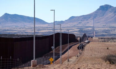 House Republicans are looking for plan B after they struggled to pass a border security bill. Pictured is the US-Mexico Border in Cochise County near Sierra Vista