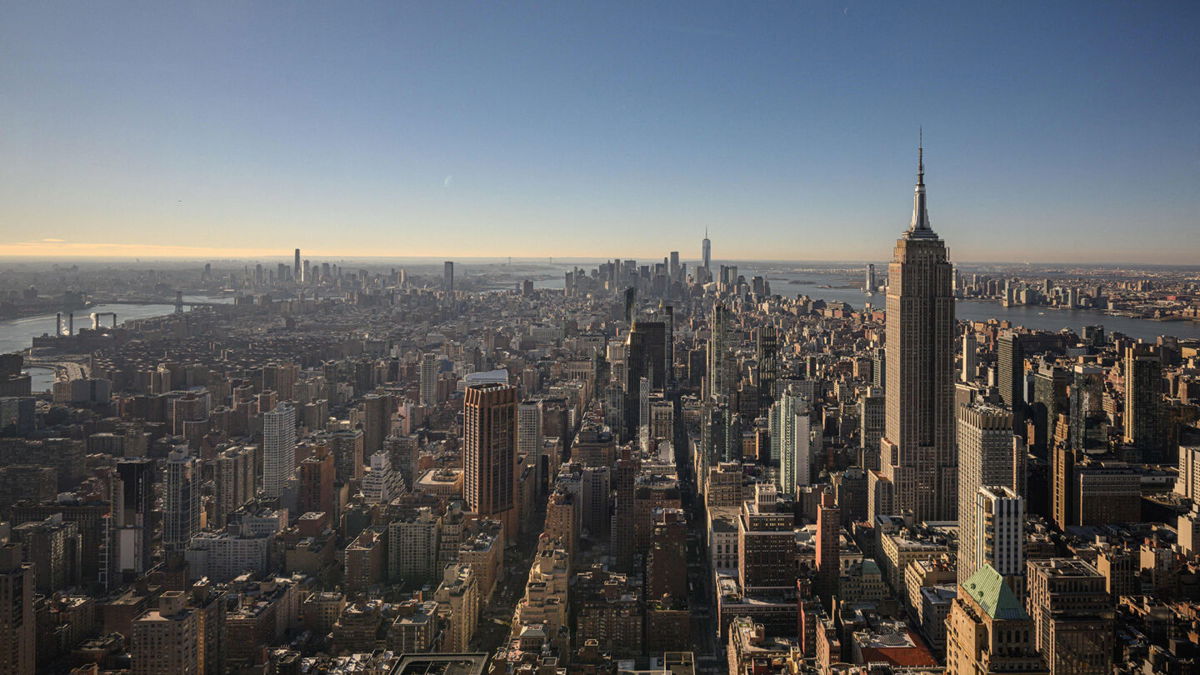 <i>Ed Jones/AFP/Getty Images</i><br/>Rent for a Manhattan apartment remains high. This photo shows the Empire State Building and Manhattan skyline in New York City on January 16.