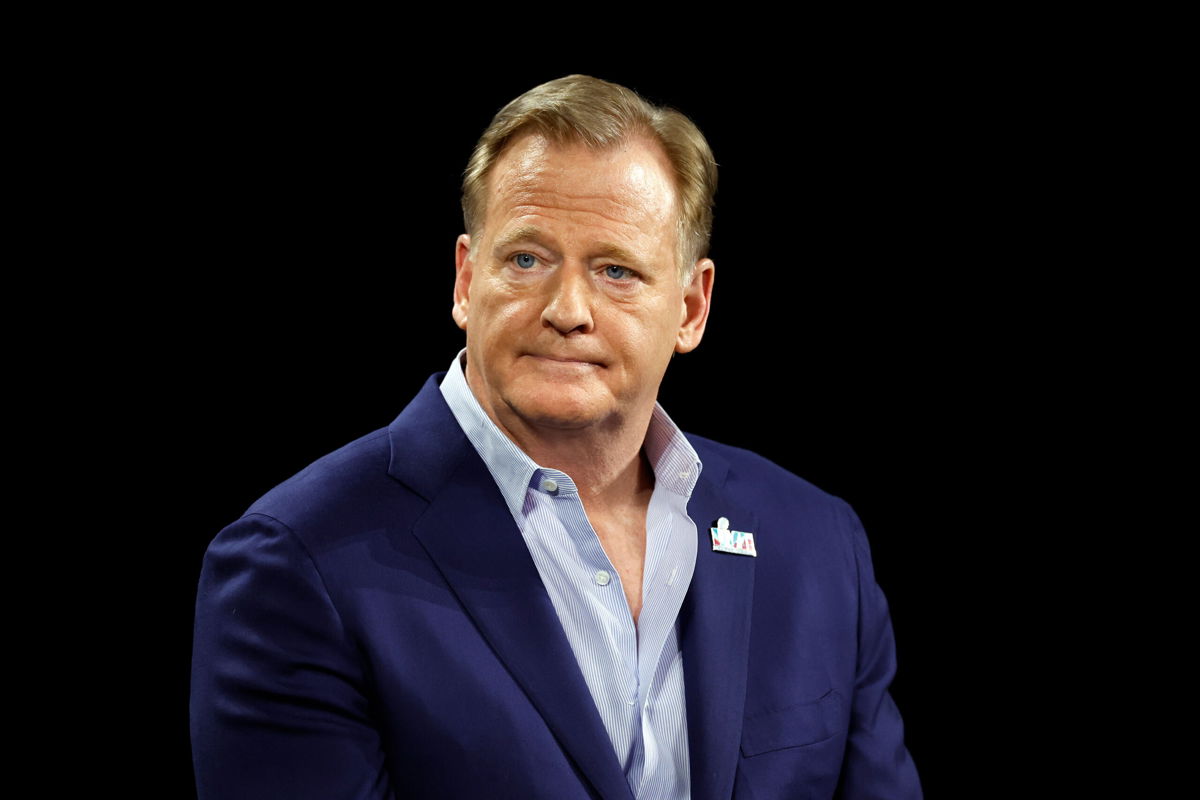 <i>Tyler Kaufman/AP Images for the NFL</i><br/>A group of former NFL players over disability claims. NFL Commissioner Roger Goodell is pictured here on Wednesday
