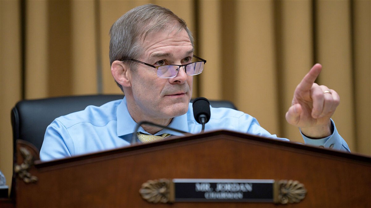 <i>J. Scott Applewhite/AP/FILE</i><br/>House Judiciary Committee Chair Jim Jordan leads his panel's first meeting in the new Republican majority at the Capitol in Washington on February 1.
