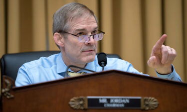 House Judiciary Committee Chair Jim Jordan leads his panel's first meeting in the new Republican majority at the Capitol in Washington on February 1.