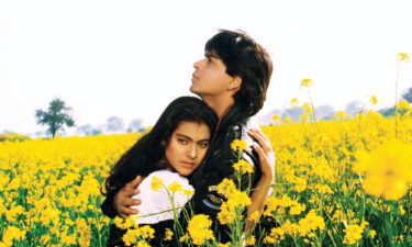 Two lovers reunite in this scene from "Dilwale Dulhania Le Jayenge