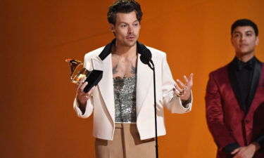 Harry Styles accepts the Best Pop Vocal Album award for "Harry's House."