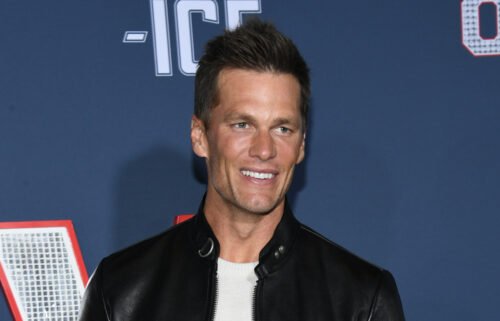 Tom Brady attends the premiere screening of "80 For Brady" in Los Angeles on January 31.