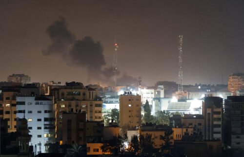 The Israel Defense Forces says it has carried out airstrikes in Gaza after intercepting a rocket attack from the coastal enclave