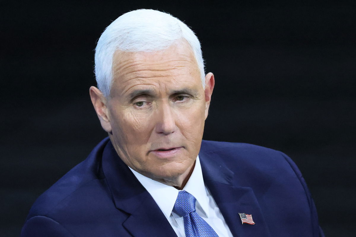 <i>Michael M. Santiago/Getty Images</i><br/>Federal prosecutors are seeking to compel former Vice President Mike Pence to testify in special counsel Jack Smith's investigation. Pence is pictured here in New York City