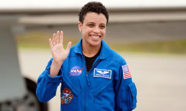 NASA astronaut Jessica Watkins arrives at Kennedy Space Center in Florida in April 2022 with her fellow SpaceX Crew-4 astronauts. The crew was set to launch on a six-month journey to the International Space Station.