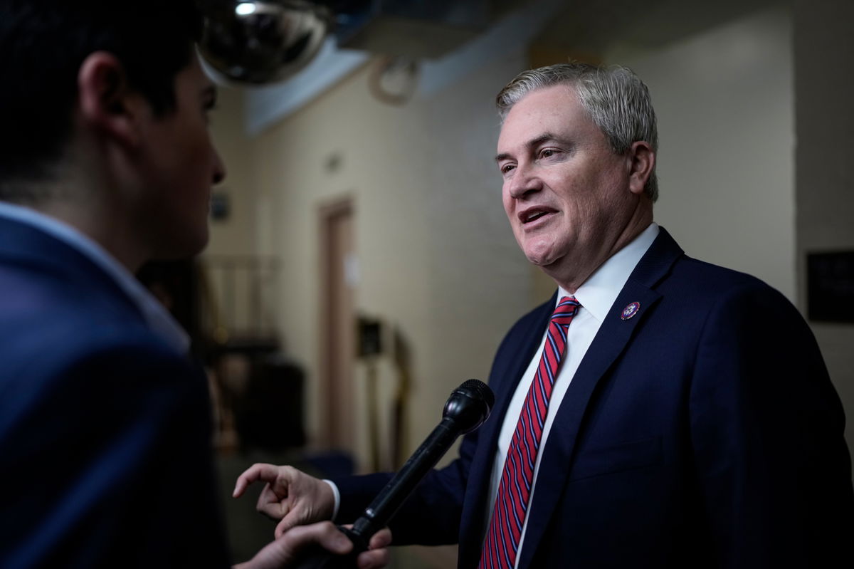 <i>Drew Angerer/Getty Images</i><br/>House Oversight Chairman James Comer requested from Hunter and James Biden documents  relating to their foreign business dealings.
