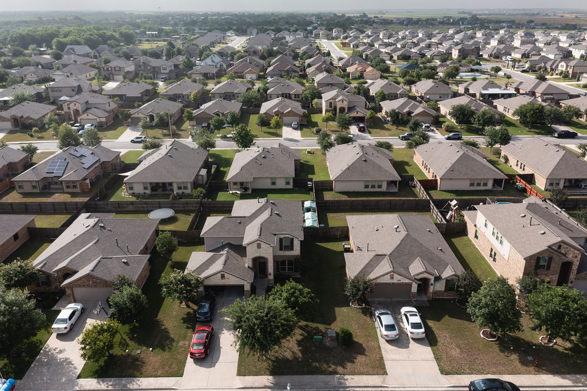 <i>Jordan Vonderhaar/Bloomberg/Getty Images</i><br/>A residential neighborhood in Austin