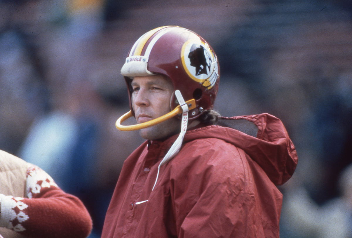 <i>Owen C. Shaw/Getty Images</i><br/>Moseley in the 1982 season at the RFK Stadium in Washington