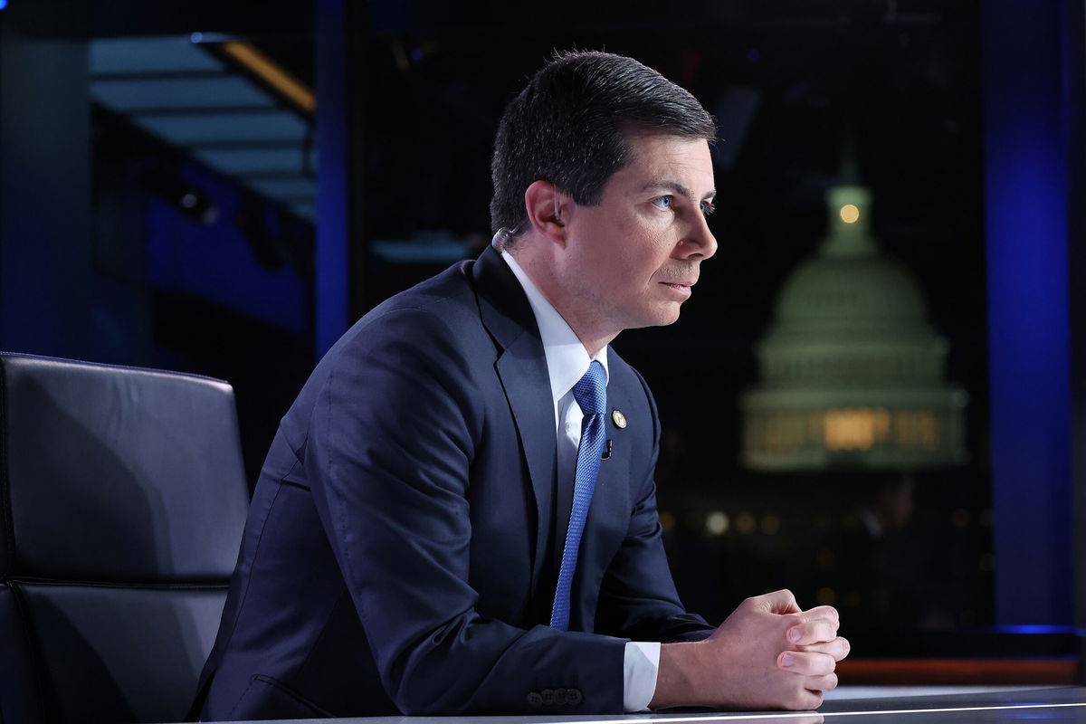 <i>Paul Morigi/Getty Images</i><br/>Transportation Secretary Pete Buttigieg