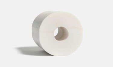 Ai Weiwei's 2020 artwork "Marble Toilet Paper."