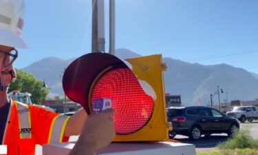 The Utah Department of Transportation reported they are installing new "heat tape" devices on traffic signals across Utah.