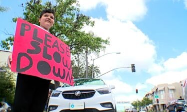 The words "slow down" filled the air near Adams Avenue Saturday morning as neighbors gathered to remind drivers of the 25 mph speed limit. The rally comes following the death of a 6-year-old boy after a car crash on Wednesday morning in the Kensington neighborhood.