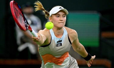 Elena Rybakina defeated Iga Swiatek in the semifinals at Indian Wells.