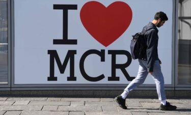 MI5 missed an opportunity to prevent the Manchester Arena bombing. Pictured is a sign of support in Manchester on May 22