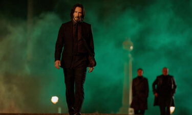 Keanu Reeves as John Wick in a scene from "John Wick 4."