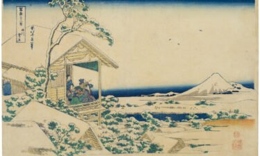 Hokusai's "Koishikawa yuki no ashita (Snowy morning at Koishikawa)" also appeared at the auction