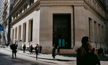 Pedestrians near the New York Stock Exchange in New York City on March 9.