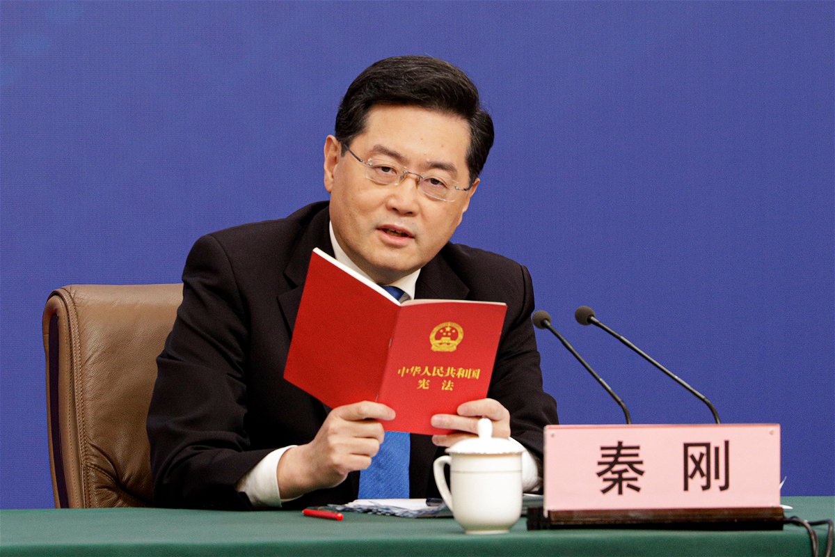 <i>Qilai Shen/Bloomberg/Getty Images</i><br/>China's new foreign minister Qin Gang warned Tuesday that 