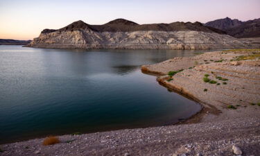 Land that was once under Lake Mead re-emerged after unprecedented drought pushed the reservoir to very low levels in September 2022.