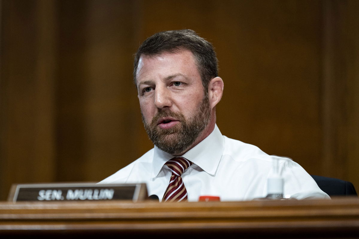 <i>Al Drago/Bloomberg/Getty Images</i><br/>Senator Markwayne Mullin