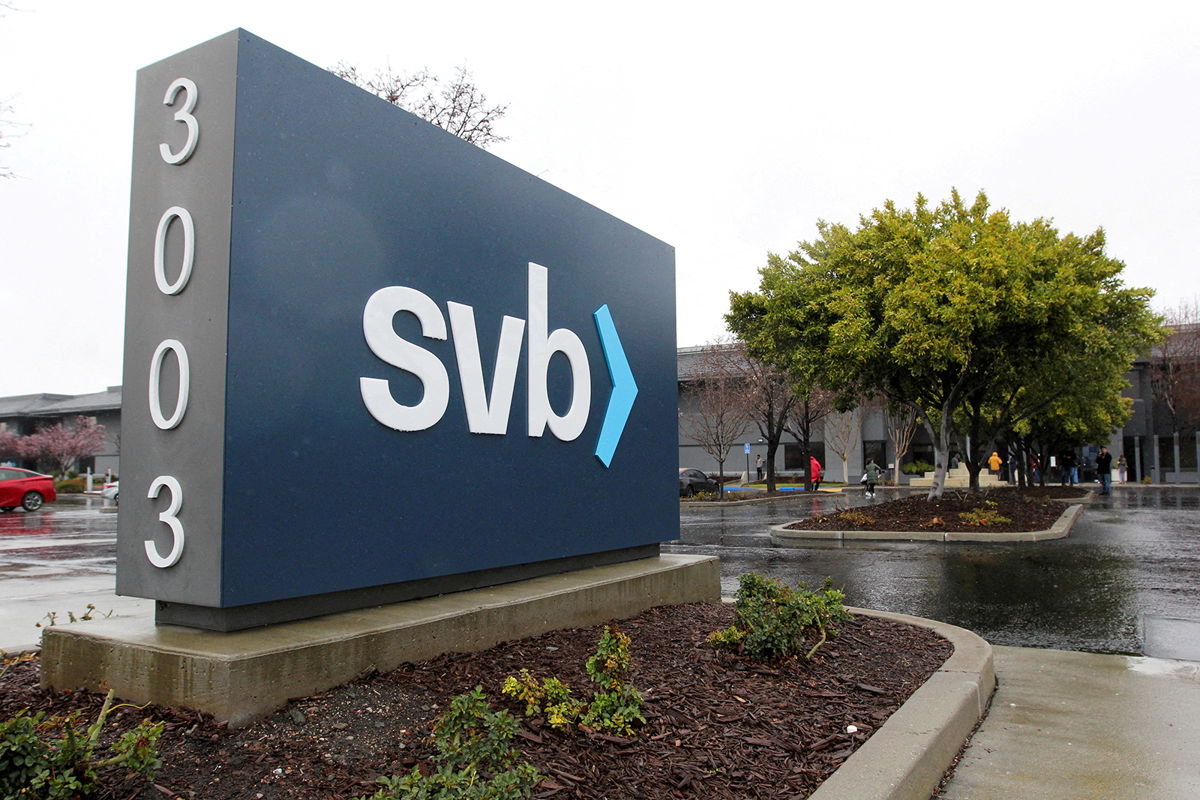 <i>Nathan Frandino/Reuters</i><br/>SVB's headquarters in Santa Clara