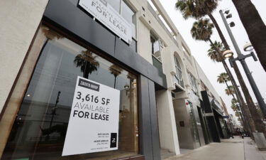 Commercial real estate is in trouble. Pictured is an empty retail store in Santa Monica