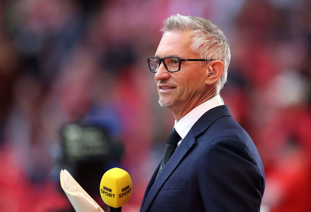 <i>Carl Recine/Action Images/Reuters</i><br/>Lineker attends last year's FA Cup semifinal between Manchester City and Liverpool.