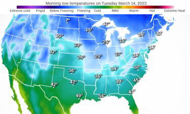Winter cold is returning after a record warm February.