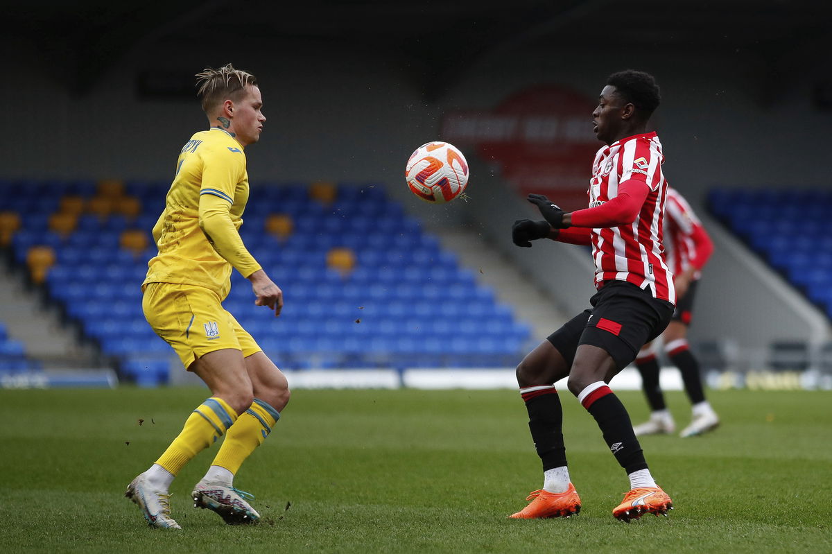 <i>Mark D. Fuller/SIPA/AP</i><br/>Ukraine played a warmup game against Brentford B on March 23.