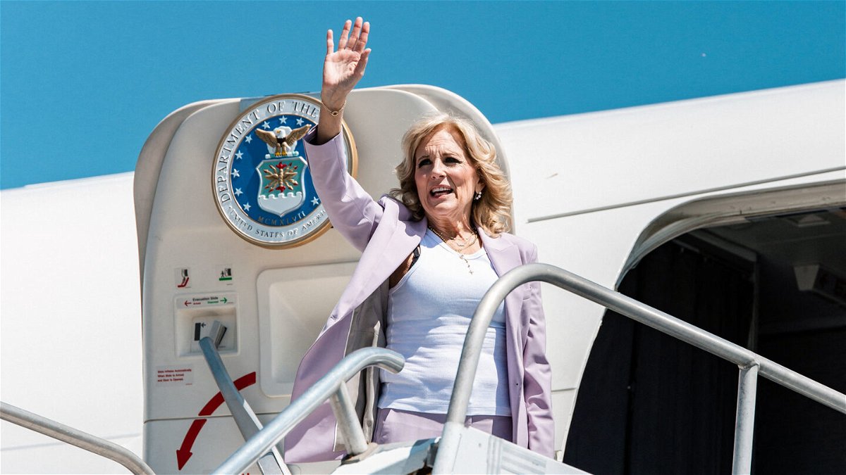 <i>Tara Mette/AFP/Getty Images</i><br/>First Lady Jill Biden