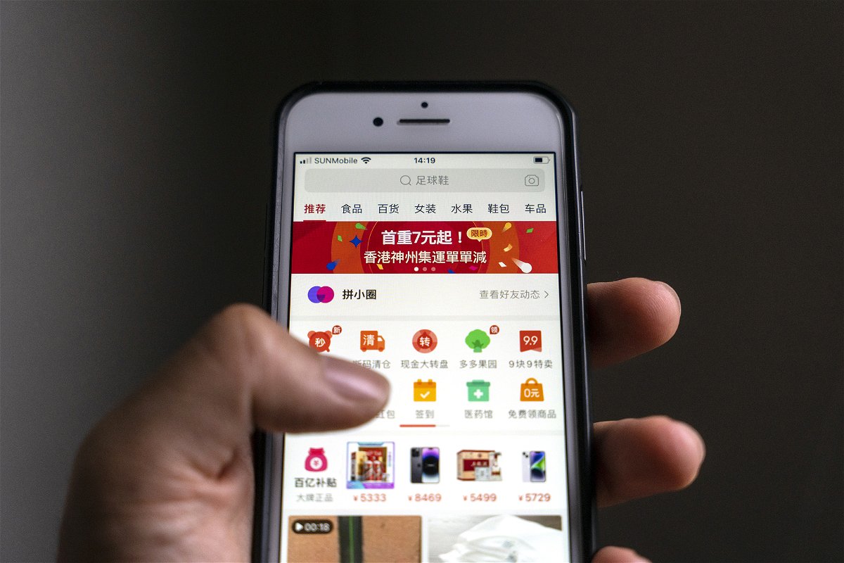 <i>Chan Long Hei/Bloomberg/Getty Images</i><br/>Pinduoduo is one of China's most popular shopping apps.