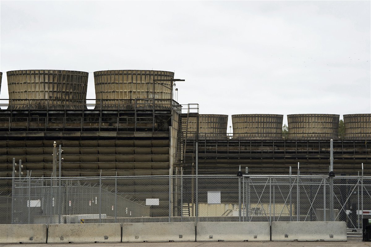 <i>Evan Frost/Minnesota Public Radio/AP/FILE</i><br/>Cooling towers at Xcel Energy's Nuclear Generating Plant are pictured here in 2019