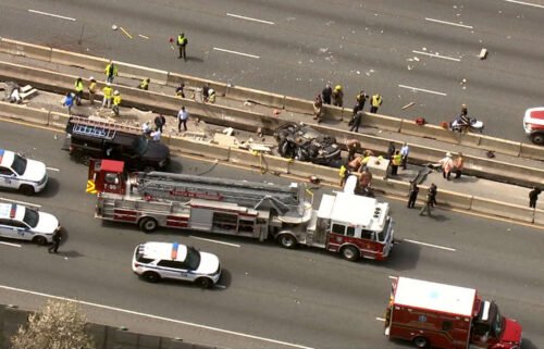 Six people were killed Wednesday after a driver crashed a vehicle into a construction zone near Baltimore