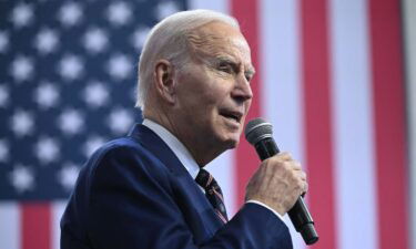 US President Joe Biden speaks about his proposed federal budget for the fiscal year 2024 at the Finishing Trades Institute in Philadelphia