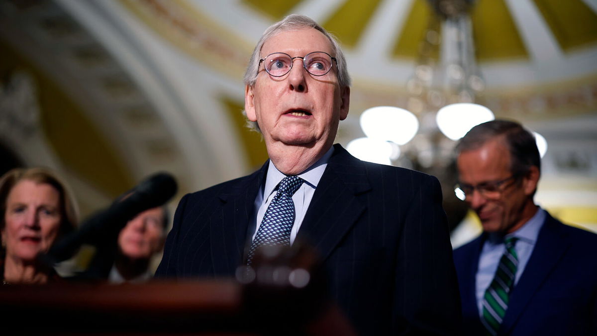 <i>Chip Somodevilla/Getty Images</i><br/>Senate Minority Leader Mitch McConnell