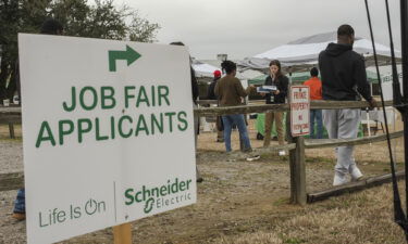 The number of job openings in the United States fell to 10.8 million in January