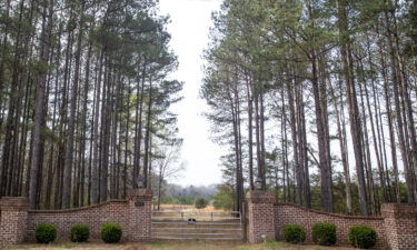 The entrance to the house at the Murdaugh Moselle property is pictured here on March 1 in Islandton