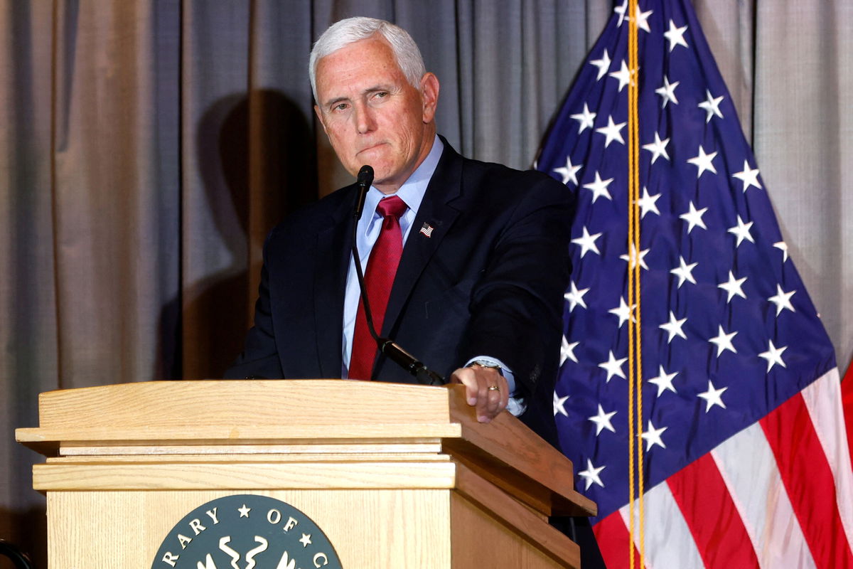 <i>Jonathan Ernst/Reuters</i><br/>Former Vice President Mike Pence