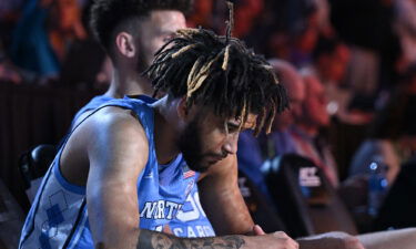 UNC guard RJ Davis ahead of the loss against the Virginia Cavaliers.