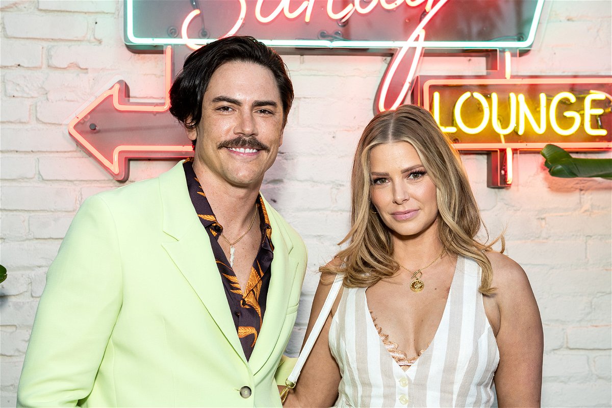 <i>Amanda Edwards/Getty Images</i><br/>Tom Sandoval and Ariana Madix are pictured here at at Schwartz & Sandy's in 2022.